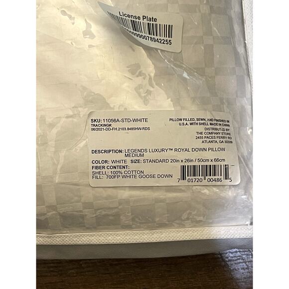 The Company Store Legends Luxury Royal Down Pillow Medium - Standard - Picture 5 of 5